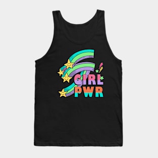 Retro Girl Power 80s Gift Tank Top